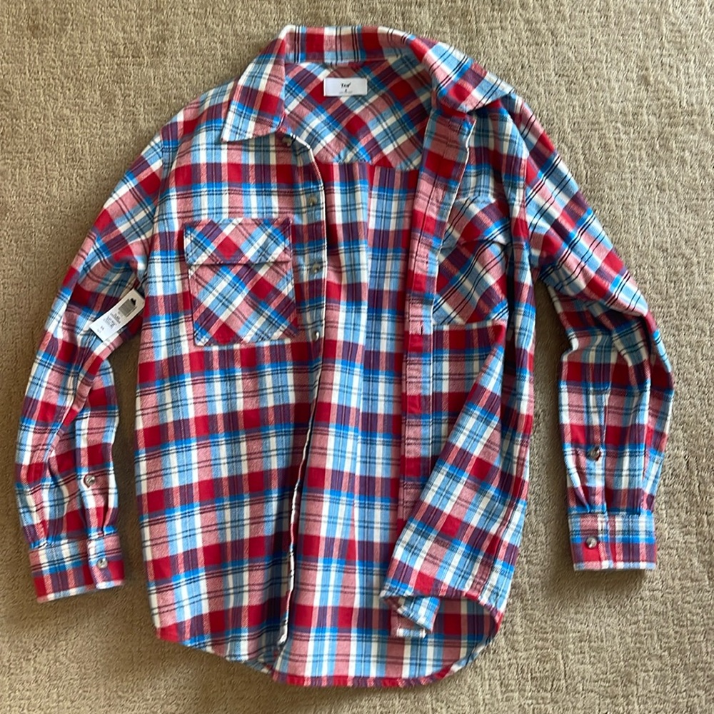 NWT artizia tna heavy weight flannel